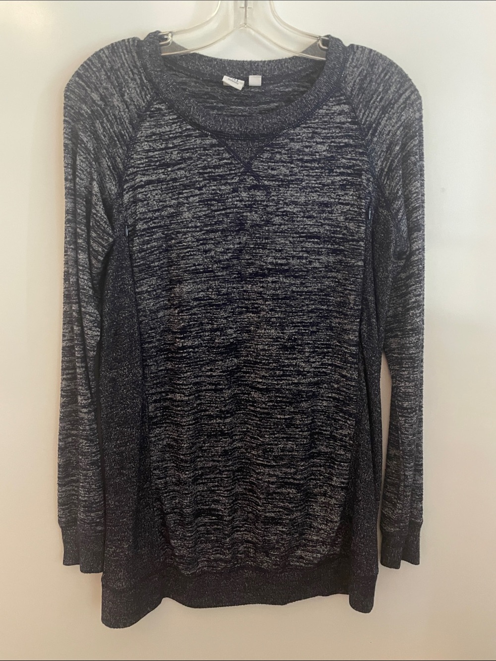 Gap Maternity Black Tunic Lightweight Sweater Size Small